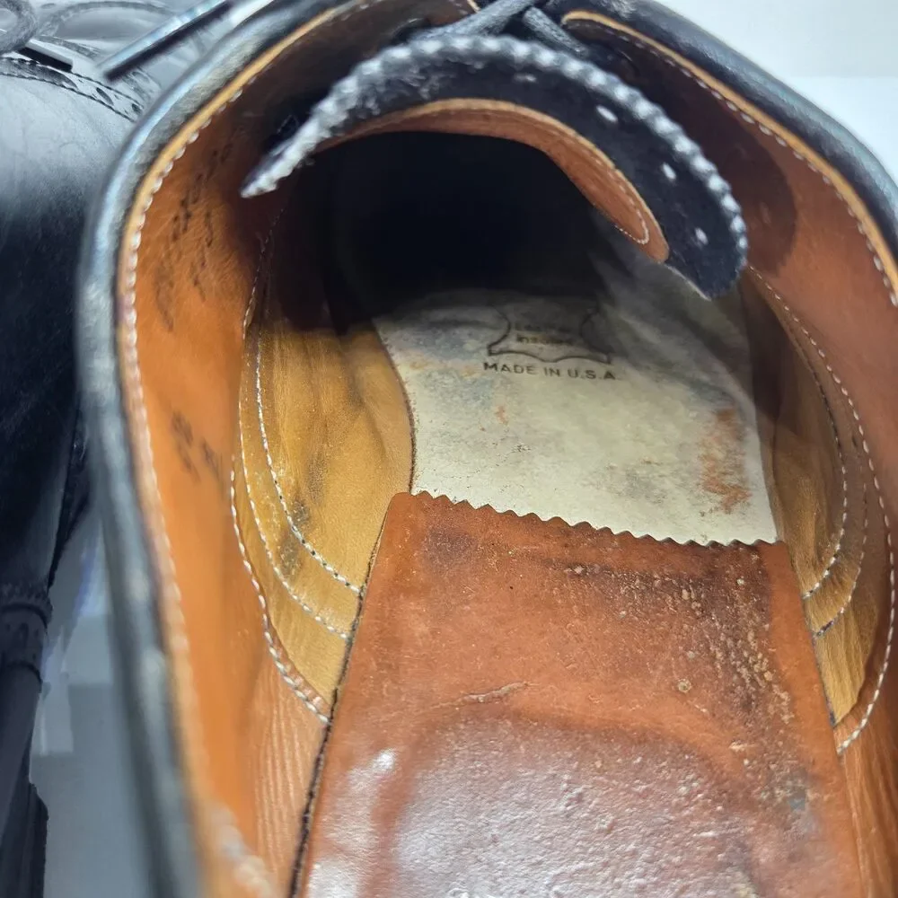 Alden 903 Hampton Mens Black Leather Wingtip Oxfords Size US 9.5 B/D